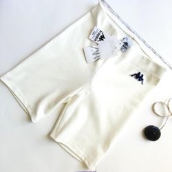 Kappa x Zara White Biker Shorts