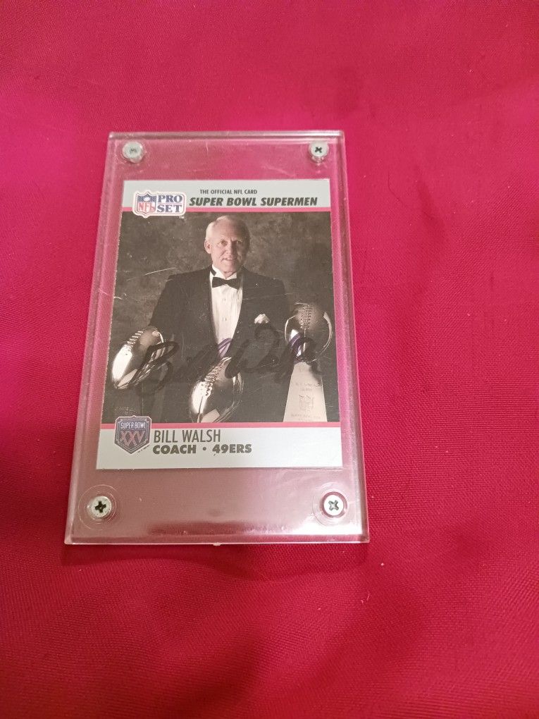 Bill Walsh Autograph 