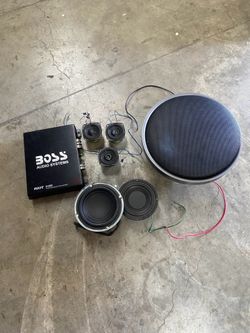 Speakers and amplifier