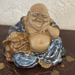 Chinese Glazed Laughing Buddha