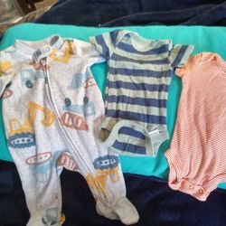 Newborn Boy Jammies 