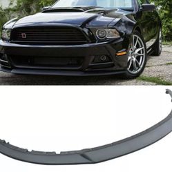 Fits 13-14 Ford Mustang GT R Style 3PC Front Bumper Lip Spoiler Injection PP