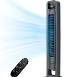 OmniBreeze Digital Electric Tower Fan, Inner Oscillation with Remote Control,...