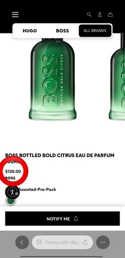 NEW HUGO BOSS BOLD CITRUS