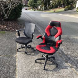 Adjustable Home Gamer Office Chairs Kitchen Home House Den Room like New $65 Each