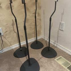 Sanus Adjustable Height Speaker Stands - 4