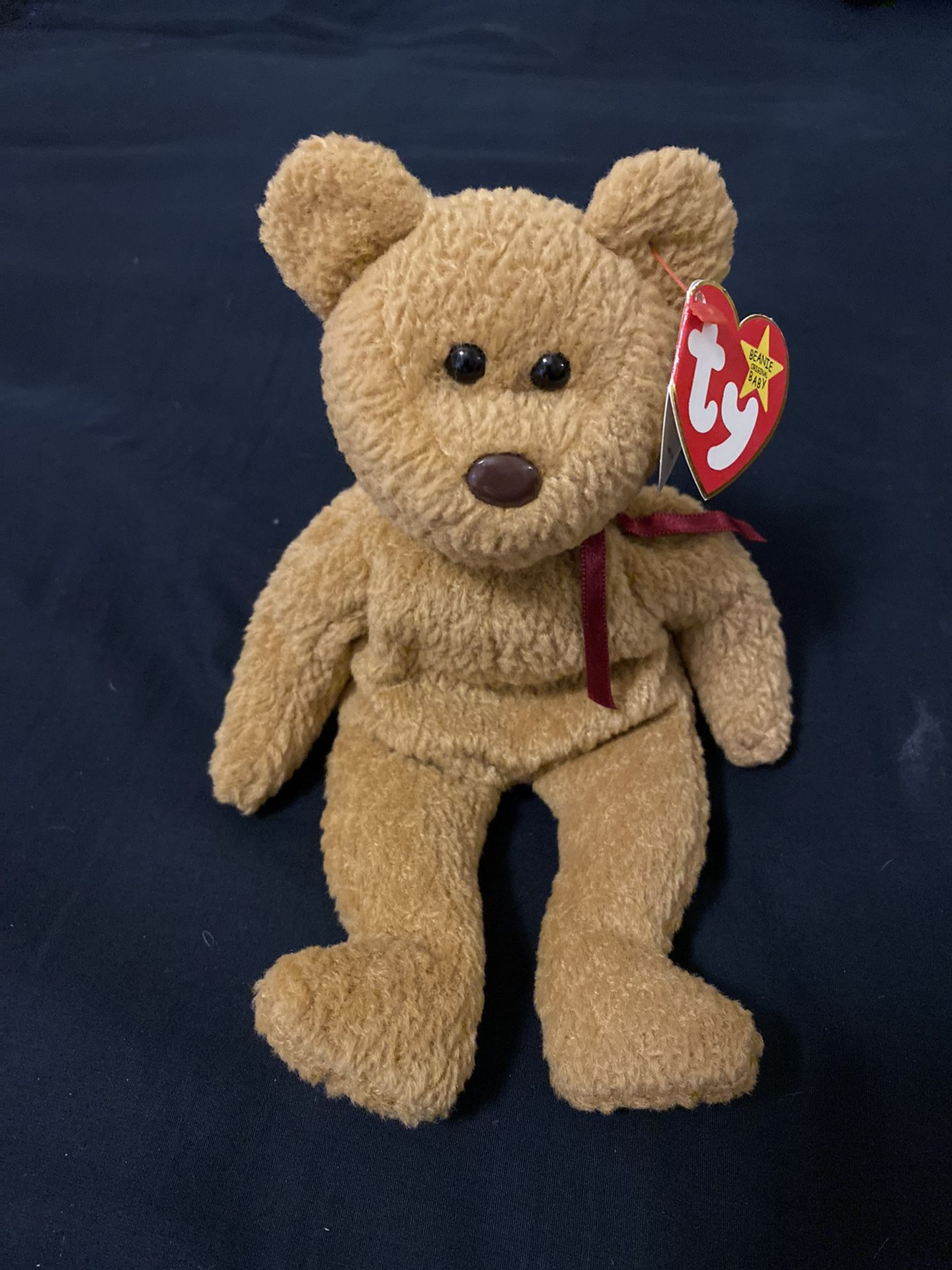 Rare TY CURLY beanie Baby With Multiple Tag Errors 