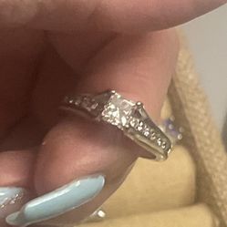 ✨ 14K Platinum Gold Engagement Ring – 1CTW Diamond ✨