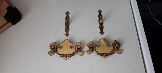 Antique Brass Drawer Pulls $10