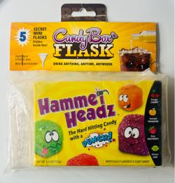 Hammer Headz Chewy Candy Variety Pack Cherry Lime Raspberry Tangerine 5.5 oz