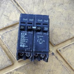 50/20 Amp Eaton Breaker