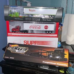 Big Rig Hot Wheels tractor Trailers, Diecast