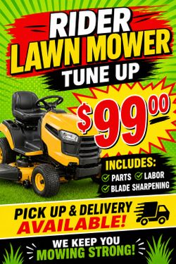 Rider And Push Mowers