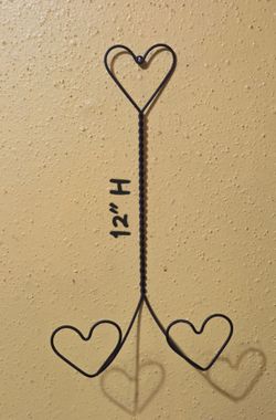 Black Heart Plate Hanger