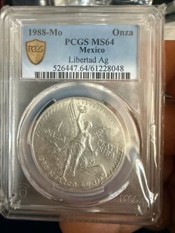 1988 libertad pcgs ms 64