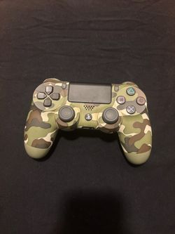 Sony PS4 DualShock 4 Controller Green Camo