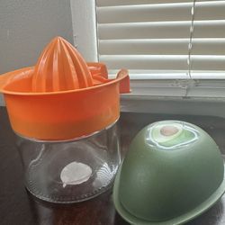 Avocado Keeper And Lemon Squeezer