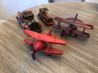 Plane and Car collectibles