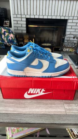 Nike dunk low retro Uni gold, grey fog color way