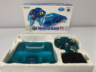 Nintendo 64 Clear Blue Japanese 