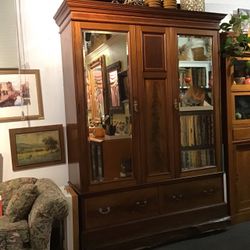 Vintage Large wooden Armoire