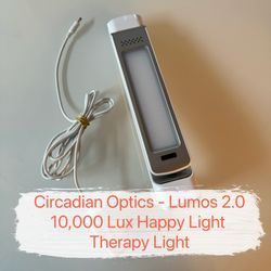 Circadian Optics Lumos 2.0 Light Therapy Lamp | Ultra Bright 10,000 Lux Full Spectrum LED Light Happy SAD Winter