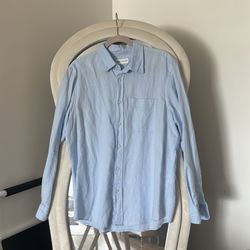 Zara Linen Men’s button up Size M