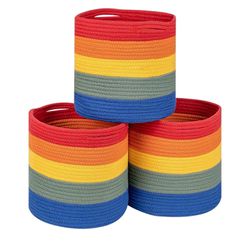 Colorful Cube Storage Bins