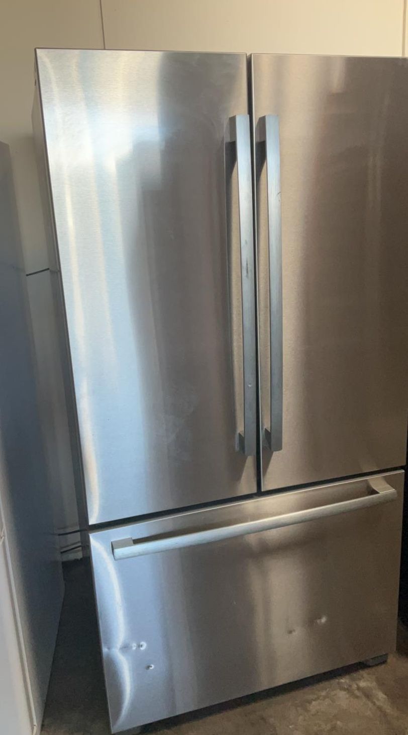 GE 3 Door Stainless Steel Refrigerator Fridge