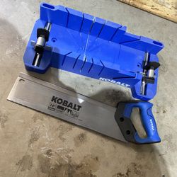 Kobalt Saw With Mitre Box