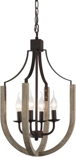 European Style Metal Pendant Light, Adjustable Cord Hanging Lamp for Dining or Hallway