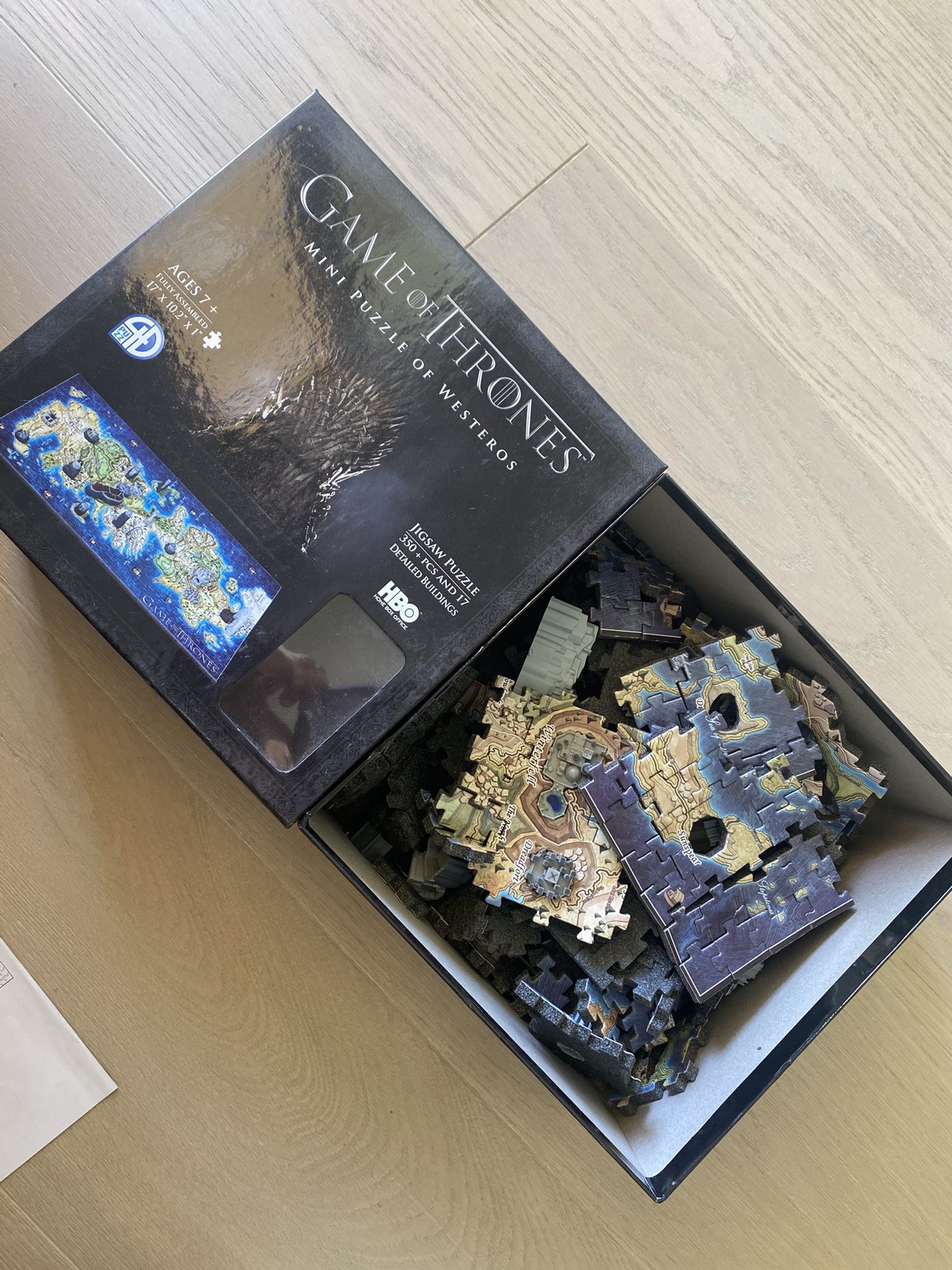 Game Of Thrones 4D Puzzle Of Westeros