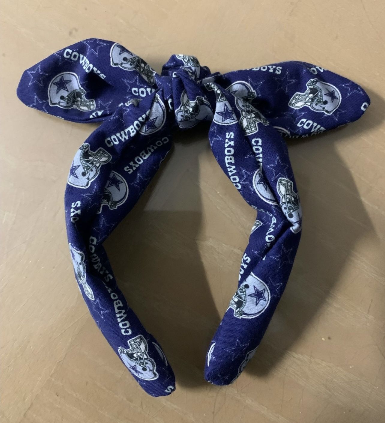 Dallas Cowboys Cute Bowknot Headband Handmade