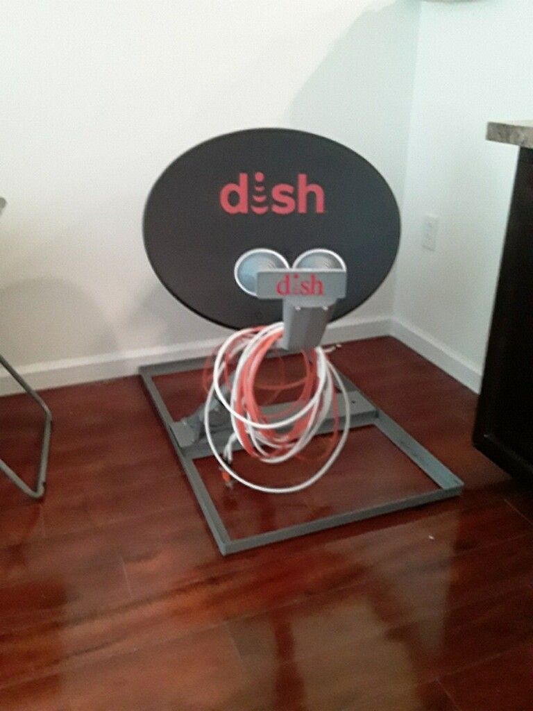 Dish network with receiver