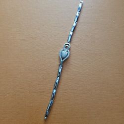 Trendy heart Bracelet Women Jewelry Silver Color