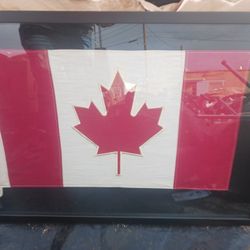 Framed Canadian Flag