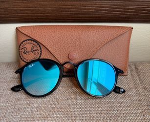 Ray-Ban RB2447 Black Blue Lens Sunglasses – Made in Italy