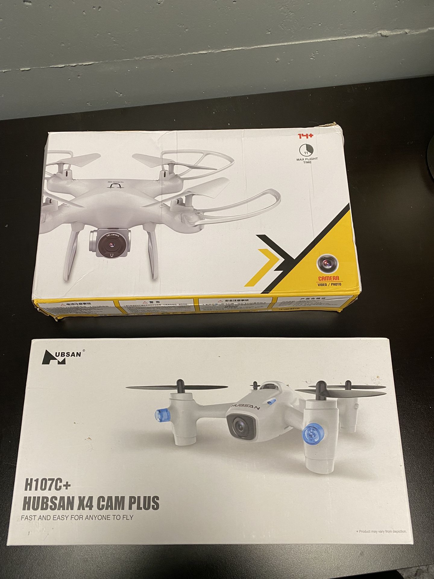 2 Different Type Of Drones With Cameras