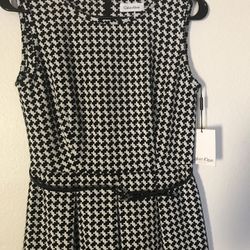 Black and White Calvin Klein dress