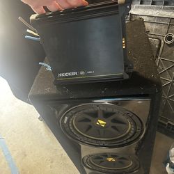 Kicker sub and amp