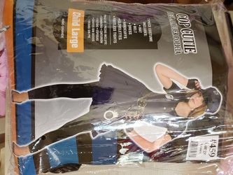 Cop girl's costume