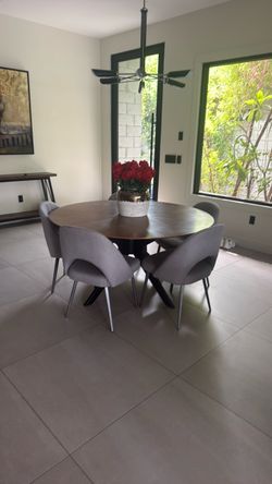 Table and chairs