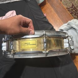 Gold Color Groove Percussion Snare