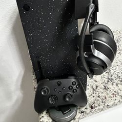 Xbox Series X Special Edition Black Galaxy With Stealth Pro Head Set