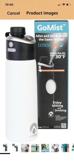 ExtremeMist GoMist Misting Water Bottle 25oz