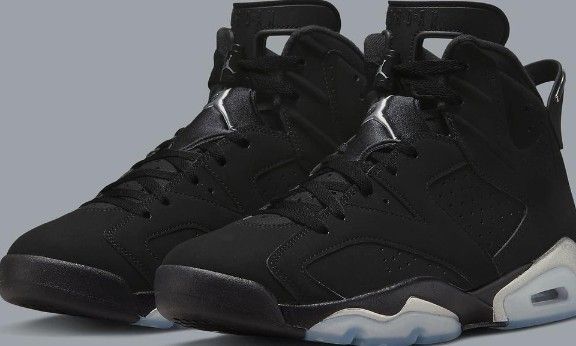 Jordan 6 Retro Chrome Metallic Silver