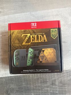 Nintendo Switch 2 Legend of Zelda 40th Anniversary Edition