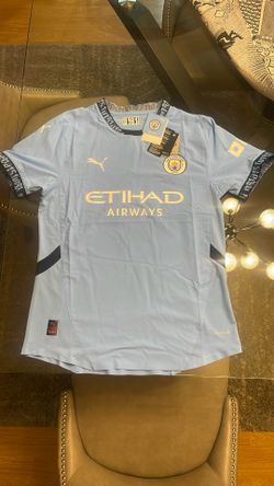 Puma Manchester City Authentic Home Jersey 2024-25 Men's Large