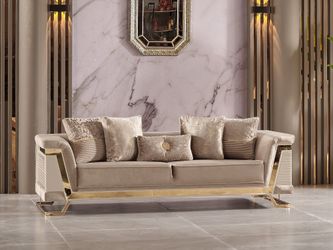 Rixos Beige Stationary Sofa