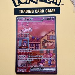 Mew ex #053 ( Raw Card )